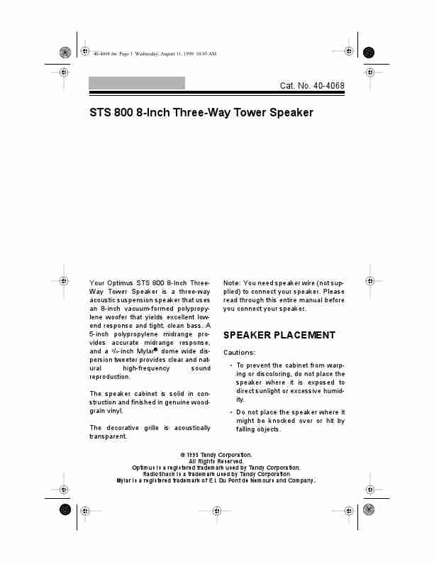 Radio Shack Speaker STS 800-page_pdf
